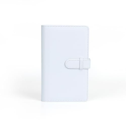 Fotoalbum mit 108 Taschen, kompatibel mit Fujifilm Instax Mini LiPlay 99 12 11 evo 40 90 70 50S 26 25 9 8+ 8 7S Kamera, Mini-Fotoalbum für 54 x 86 mm Bilder (Tonweiß)