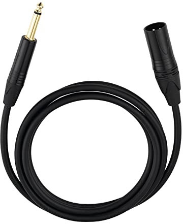 1/4''Jack 6,5 mm Macho a XLR Macho Cable de micrófono Foil+Trenzado 1,8 m 3 m 5 m 10 m(3m)