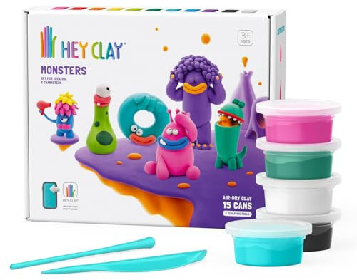 Hey Clay Set Monster 15Pack