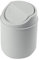 Desk Bin,Mini Bin Table Top Plastic Desktop Trash Bin, Desktop Trash Can, Used For Family Living Room Kitchen Bedroom Bathroom Office Car Indoor Plastic Trash Can (Grey)
