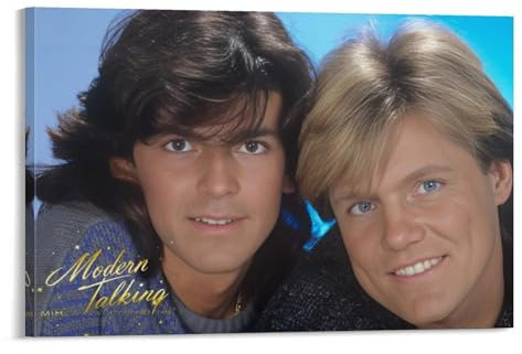 CHUNJIANG Modern Talking Retro Disco Band Poster (8)-2436 Kunstposter Leinwand Gemälde Dekor Wanddruck Foto Zuhause Moderne dekorative Poster 50 x 75 cm