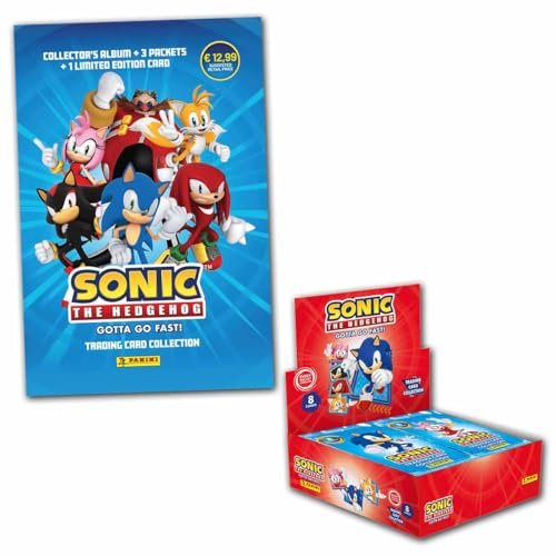 Panini Sonic The Hedgehog – Gotta Go Fast Trading Card Kollektion (Box-Bundle)