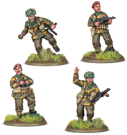 Warlord Games British Airborne Platoon Commanders - 28mm Scale Resin Miniatures for Bolt Action Highly Detailed World War 2 Miniatures