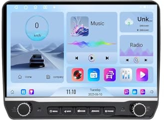 Radio para coche Android 15 de 9 pulgadas y 2 DIN para Volkswagen Nissan Hyundai Kia con Carplay/Android Auto/GPS/BT5.0/ FM/RDS/cámara trasera/SWC/WIFI/4G(N3 4+64G)