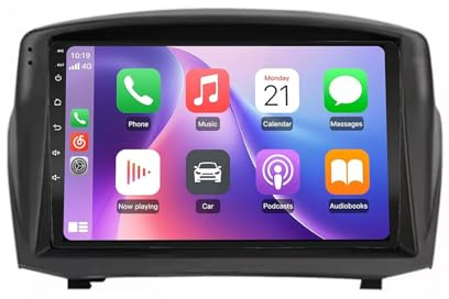Multimedia Radio for Ford Fiesta Mk 6 2008-2019 Android 15 9 Inch Car Radio with Wireless Carplay Android Auto For, 4 Core 2G+64G