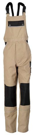 TMG Latzhose Canvas 300g/m² Khaki Gr. 56