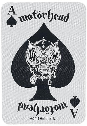 Motorhead Ace of Spades Playing Card Patch