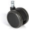 hjh OFFICE 619028 5X ungebremste Rollen ROLO Free Stuhlrollen für Hartböden 10mm / 65mm
