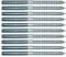 K.A. HKB® Stockschrauben M 8 x 80mm, Stahl verzinkt, 10 Stück