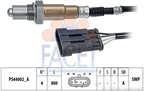 FACET 10.8239 Lambdasonde Oxygen O2 Sensor Beheizt Planarsonde 800mm
