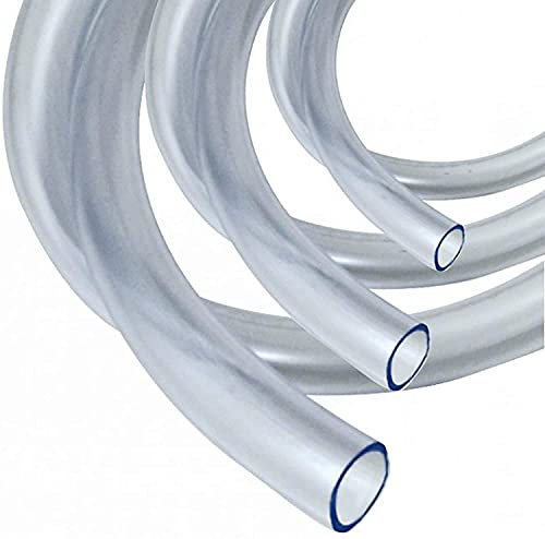 5mm Inside Diameter x 8mm Outside Diamater - 1 Metre Clear PVC Flexible Windscreen Hosing Hose Washer Jet Tube Plastic Pipe Food Grade Hose PENTECH Moulding CO LTD