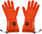 Glovii GLR Beheizte Universalhandschuhe & praktisches Etui | Elektrische Handwärmer für Männer und Frauen mit Li-Poly-Akku und Tasche | Hergestellt aus Kohlefaser, 95% Polyester | Rot, SM