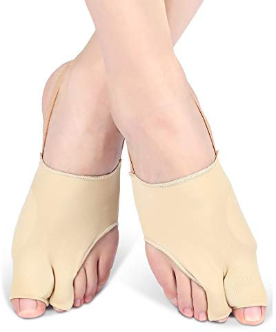 Tutore Alluce Valgo Dita Piede con cinturino, Ortesi Separatore Silicone Gel Notturno Correttore Protettore Cipolla, per Sollievo Dolore Alluce Valgo, Dita a Martello, Cura dei Piedi Avanzato (M)