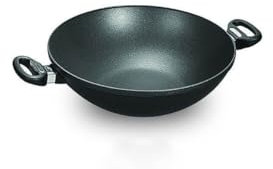 Wok Titanio Inducción Woll de 32 cm de diámetro.