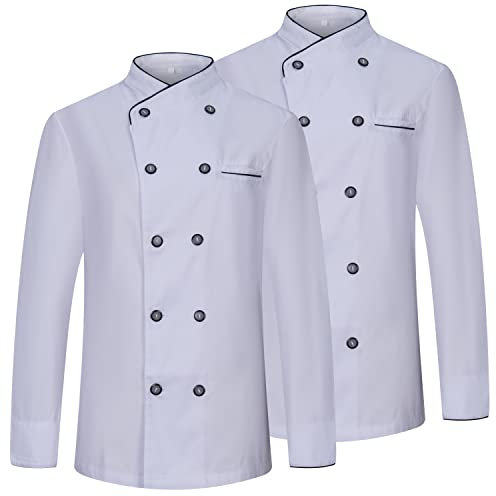 MISEMIYA - Chef Giacche Signora Com Maniche Lunghe- Ref.844 - XXX-Large, Bianco
