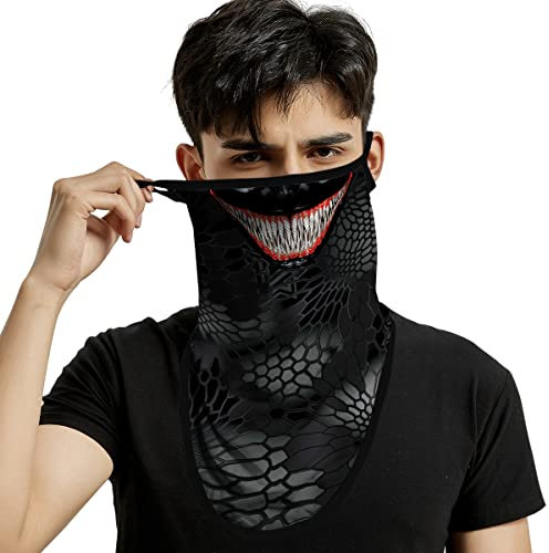 ShopINess Cache-Cou Foulard 3D Unisexe pour Les Adulte spour Le Sport - Crit Attack