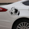 ihreesy Autoaufkleber Selbstklebende,3D Löwe Auto Aufkleber Lustige Dekor Fensteraufkleber Anime Lustig Tier Aufkleber Dekoration Persönlichkeit DIY Sticker,Schwarz