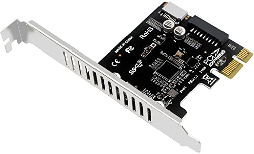 PCI-E to USB3.0 Type-E Front Panel Internal Expansion Card 5G PCI Express X4 X8 X16 to USB3 19P Type C Front Adapter pcie type c adapter