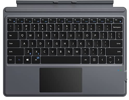 HAODEE For Microsoft Surface Pro 8 2021/Pro X 13 Ultra-Slim Wireless Bluetooth Tablet Keyboard with Trackpad,7 Colors (Color : Gray)