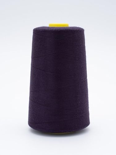 120s Sewing Thread Cone 4500m Dark Purple - Each