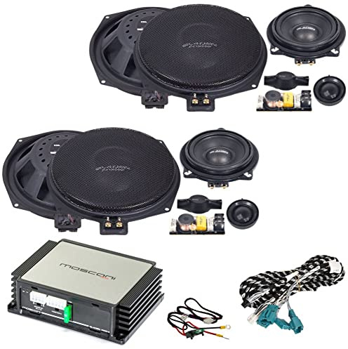 Gladen AUDIOMATIV Style Soundsystem für BMW 1er 3er 5er E- F-Serie mit Standard Soundsystem Plug & Play Lautsprecher System
