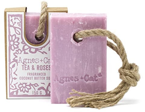 Agnes & Cat Handmade Artisan Soap On A Rope - TEA & ROSES