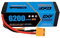 DXF 1 Packungen hochleistungs-lipo-4s-akku, 4s lipo 14.8V 6200mah, 80c xt90-stecker – lipo 4s ideal für 1/8 & 1/10 Autos, perfekt für losi, hpi, Tamiya & mehr – 4s lipo akku Kraft und Lange laufzeit