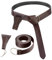 Sterntunde Mittelalter Gürtel + PU Leder Schwert Holster, Wikinger Gürtel für Ritter und Cosplay Kostüme Halloween LARP (Schwarz)