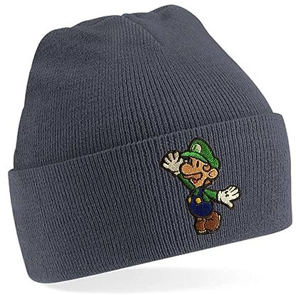 Blondie & Brownie Winter Herbst Beanie Mütze Luigi, Grau