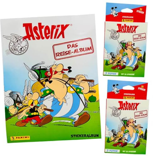 Panini Asterix Sticker - Reisealbum Sammelsticker (2023) - 1 Album + Blister