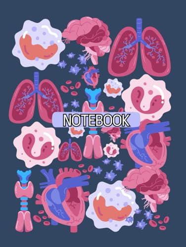 Notebook with medicine symbol: ideal for students