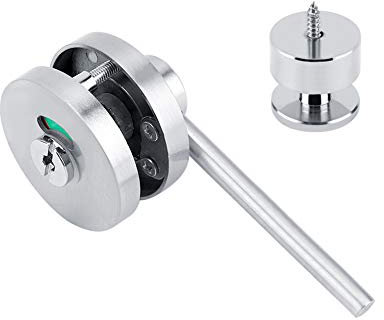 Changor Toilet Door Lock, Cubicle Door Locks Vacant Engaged Privacy Door Lock with Red and Green Sign for Public Toilet Restroom