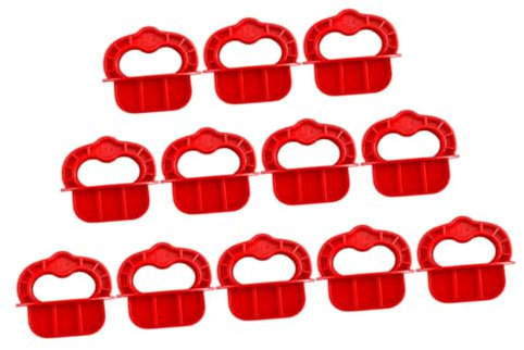 jojofuny 12stücke Teiliges Deck Distanzelemente Ringe Abstandshalter Für Verbundwerkstoff Holz Terrassendielen Gleichmäßige Ausrichtung Und Vermeidung Von Verformungen