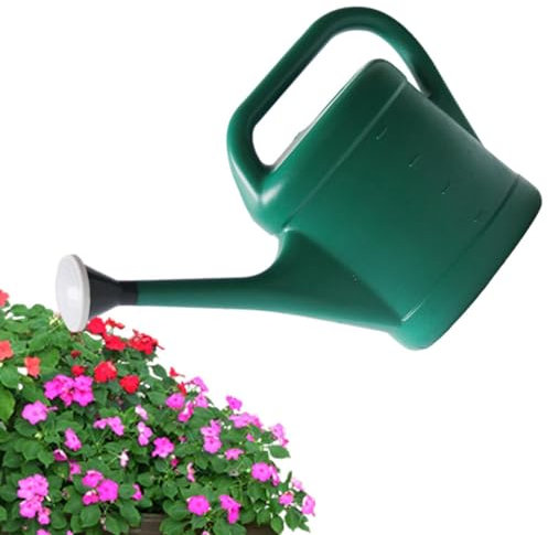 Arrosoir – Pot d'eau de 10 L | Arrosoir en ABS à verte | Arrosoir amovible avec poignée et long bec | Arrosoir extérieur et intérieur | Arrosoir pour la maison, les de jardin