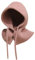 JFAN Warme Wintermütze mit Weichem Balaclava Strickmütze Skull Cap mit Kordelzug Weich Kapuzenschal Mütze Unisex Slouch Beanie Elastisch Mütze,Rosa