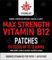 Max Strength Vitamin B12 5000mcg Transdermal Patches – 60 Patches for Energy, Mood, and Metabolism Support | High Absorption Vitamin B12, Like B12 Powders & Capsules, Easy to Use, Long-Lasting