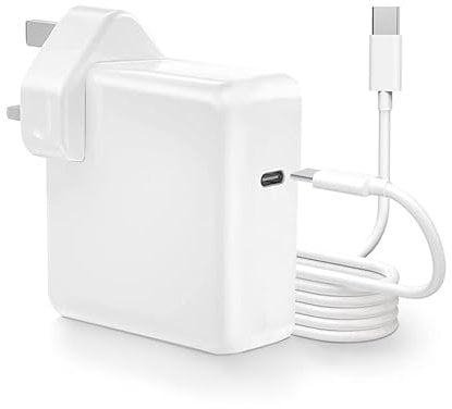100W USB C Charger for MacBook Pro, Air, Samsung Galaxy, iPad Pro, and All USB C Devices (6.5 ft Cable Included)