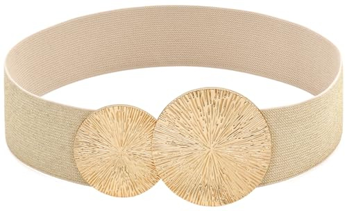 Initlove Wide Stretchy Waist Belt for Women Elastic Waistband for Dresse