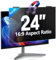 GUDTEKE Magnetic Computer Privacy Screen 24 inch, 9H Hanging Privacy Screen for Computer Monitor for 16:9 Monitor, Acrylic HD Eye Protection Anti Glare Blue Light Filter