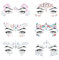 Canvalite 6 Pcs Face Gems for Women Festival, Rhinestone Face Jewels Temporary Tattoos, Festival Accessories for Halloween Christmas Birthday Carnival Party