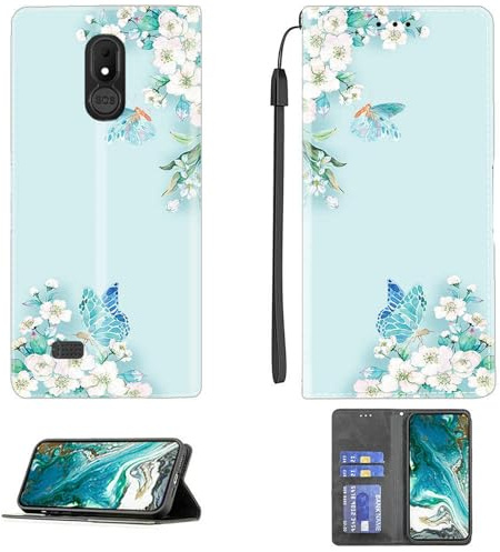 bojioderf Custodia Comaptibile per Brondi Amico Vero 4G Case Custodia Cover Supporto Premium in PU [ con 9H HD Vetro Temperato] CPT8