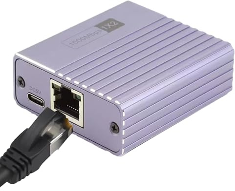 Ethernet Splitter - WiFi Network Splitter 1 Input 4 Outputs | Plug and Play 1000Mbps Router Adapter for PC Printers Laptop Data Transmission