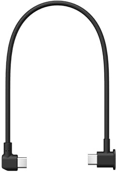 Potensic Cable de extensión de control remoto de 30 cm para dron ATOM 2, USB-C a USB-C, Negro
