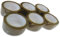 6 Rollen braunes Paketklebeband braun 50 mm (5 cm) x 66 m