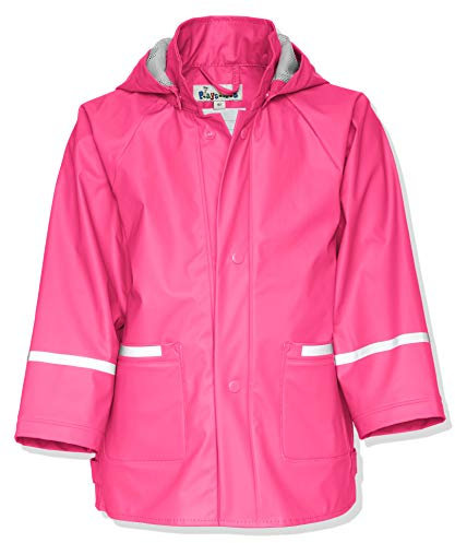 Playshoes Regenjacke Unisex Kinder Wind- und wasserdicht Regenmantel Regenbekleidung, pink, 98