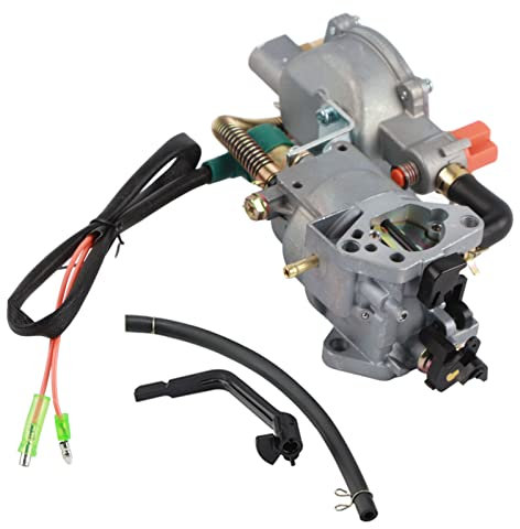 TOPINCN Carburatore Manuale Dual Fuel per Honda GX390 188F 190F Generatore di Gas 17210-ZE3-505 Filtro Aria Gas Serbatoio Carburante Filtro Comune Rasaerba Pompe Acqua
