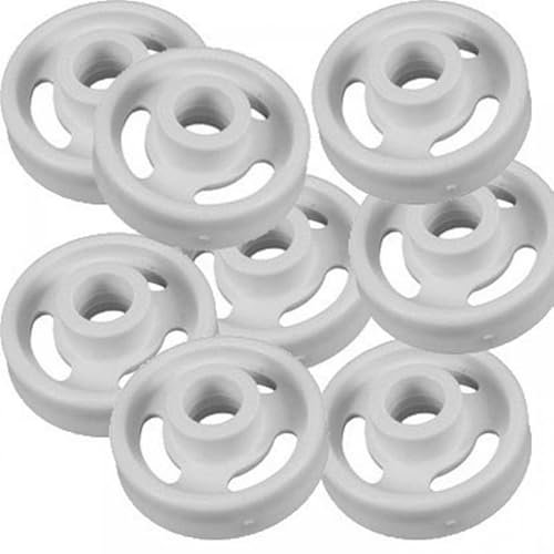 Kit 8 Ruote Scorrimento Cesto Lavastoviglie Inferiore Adattabile Ariston Indesit