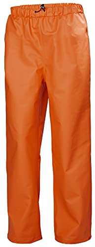 Helly Hansen Workwear Men's Gale Waterproof Rain Trousers, Dark Orange, 3XL