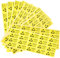 450Pcs Antistatischer Warnaufkleber, 55x25mm Aufkleber für Statisch Empfindliche Geräte, Warnschildaufkleber für Schul- und Bürogebäude (Gelb)
