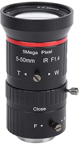 5MP-Kameraobjektiv, FL5‑50mm Zoom-Objektiv mit manueller Blende, CS-Mount-Kameraobjektiv, Überwachungskameraobjektiv